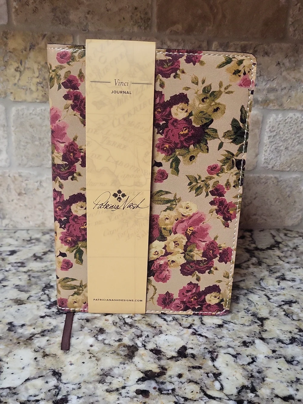Patricia Nash Antique Rose Vinci Journal